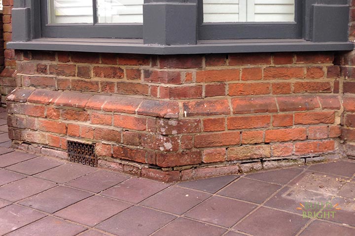 brick repair replacement Winchester Alresford Twyford Southampton Romsey Hampshire before